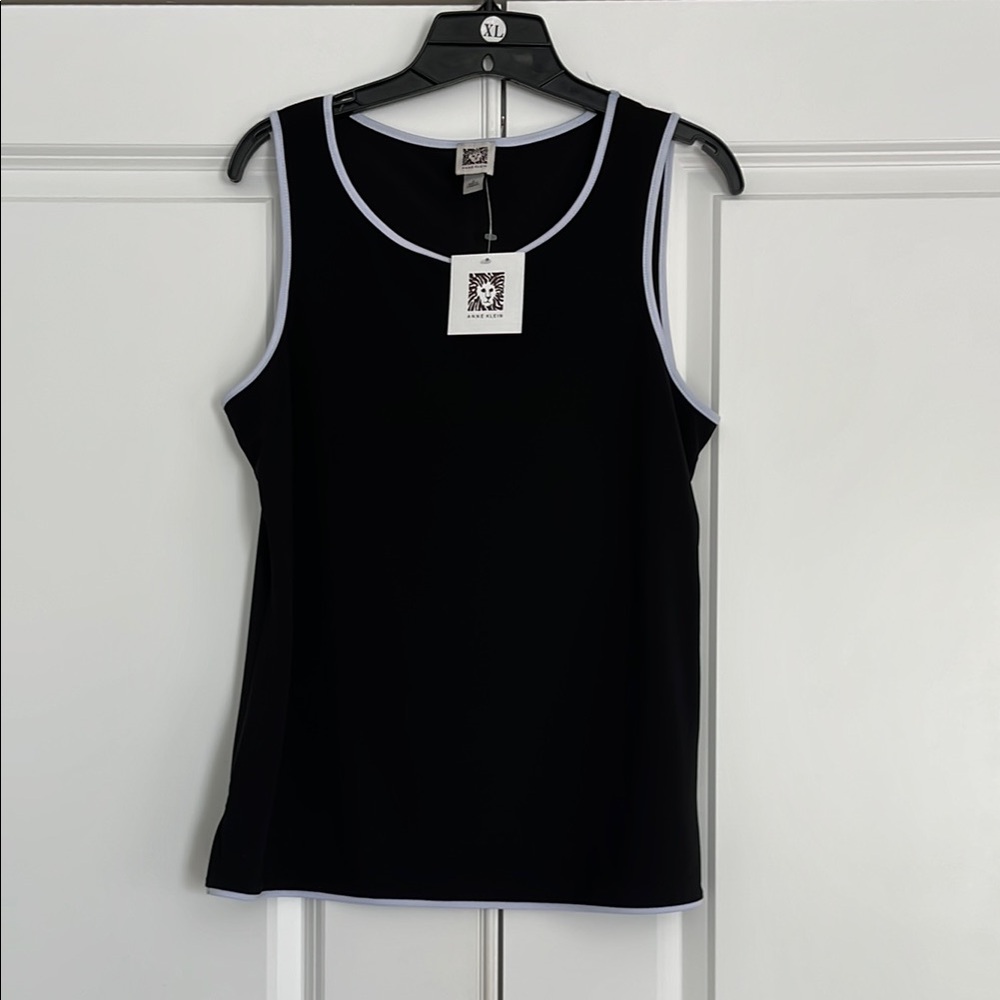 Anne Klein Black and White Tank Top